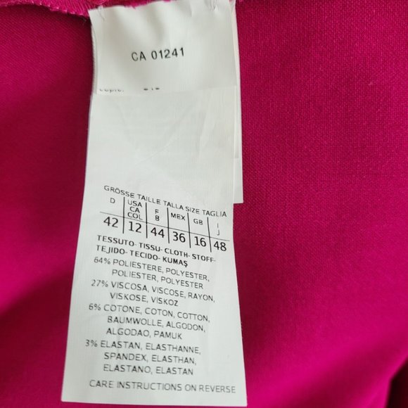 MARELLA ariel fuchsia dress. Made in Italy - Picture 10 of 12